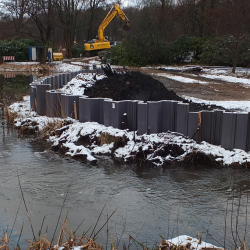 Plastic Sheet Piles Plastspuns Vognsboelparken