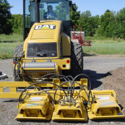 Plate Compactor On Road Roller Stehr