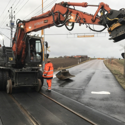 Rosehill Rubber Crossing System Teckomatorp Sweden - Installation